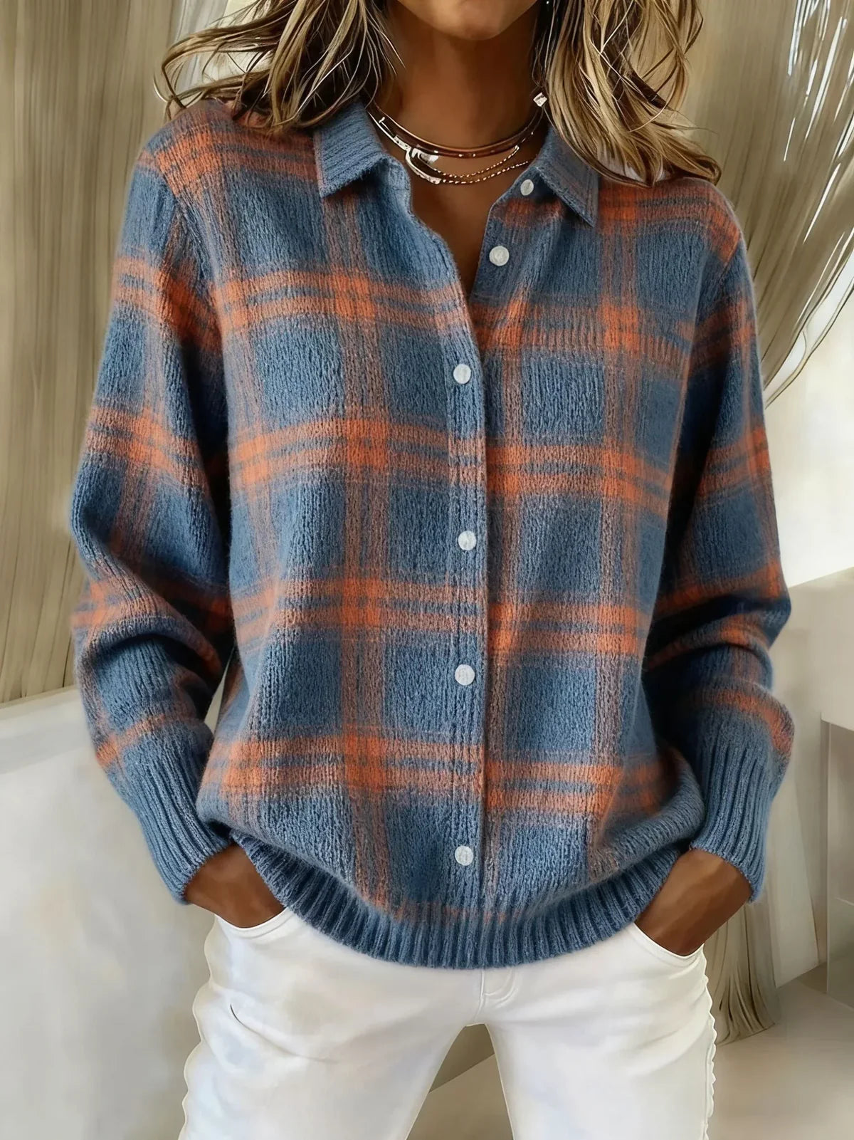 CAMILLA | CARDIGAN A QUADRI