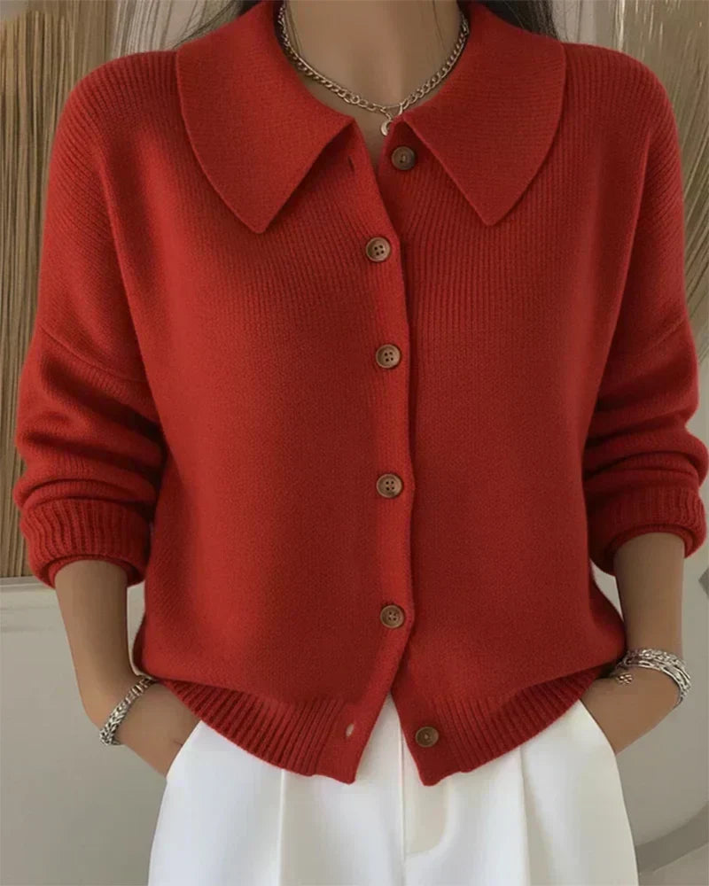 VERA | CARDIGAN CON COLLETTO CAMICIA