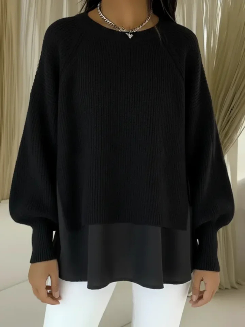 CATERINA | MAGLIONE EFFETTO DUE PEZZI