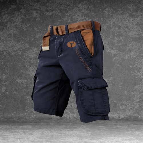 Cazel | Short cargo para hombre con 4 bolsillos
