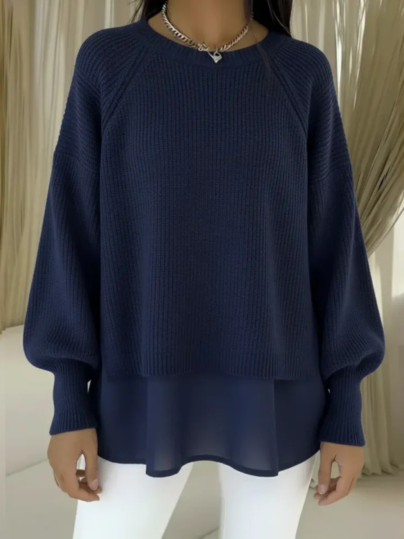 CATERINA | MAGLIONE EFFETTO DUE PEZZI
