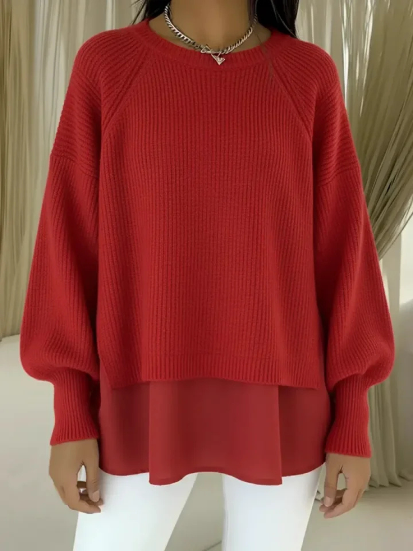 CATERINA | MAGLIONE EFFETTO DUE PEZZI