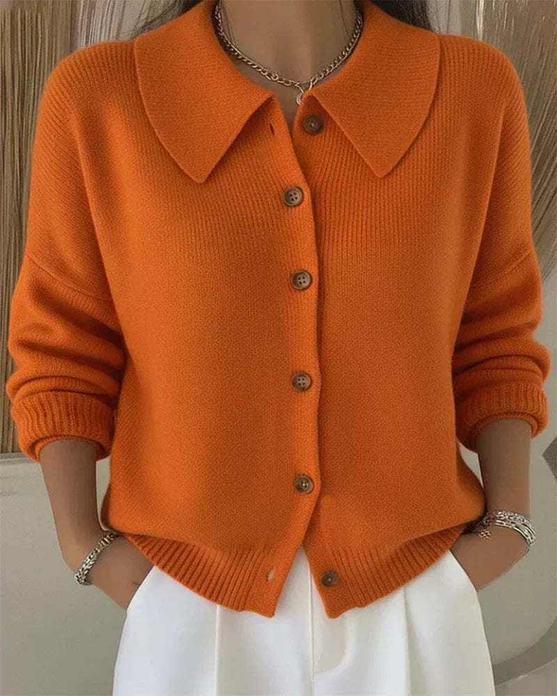 VERA | CARDIGAN CON COLLETTO CAMICIA