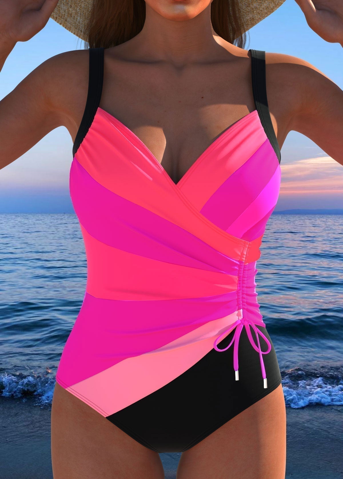 Éloria | Traje de baño elegante con estampado colorido