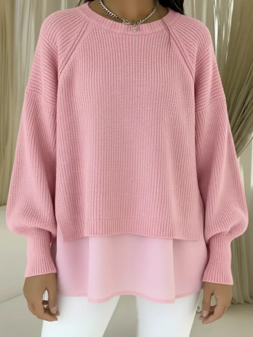 CATERINA | MAGLIONE EFFETTO DUE PEZZI