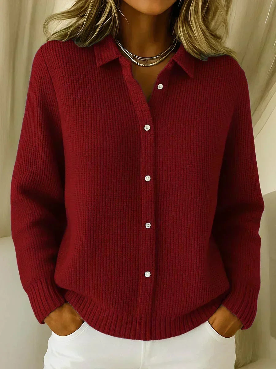 CARMELA | CARDIGAN TEXTURIZZATO CON BOTTONI
