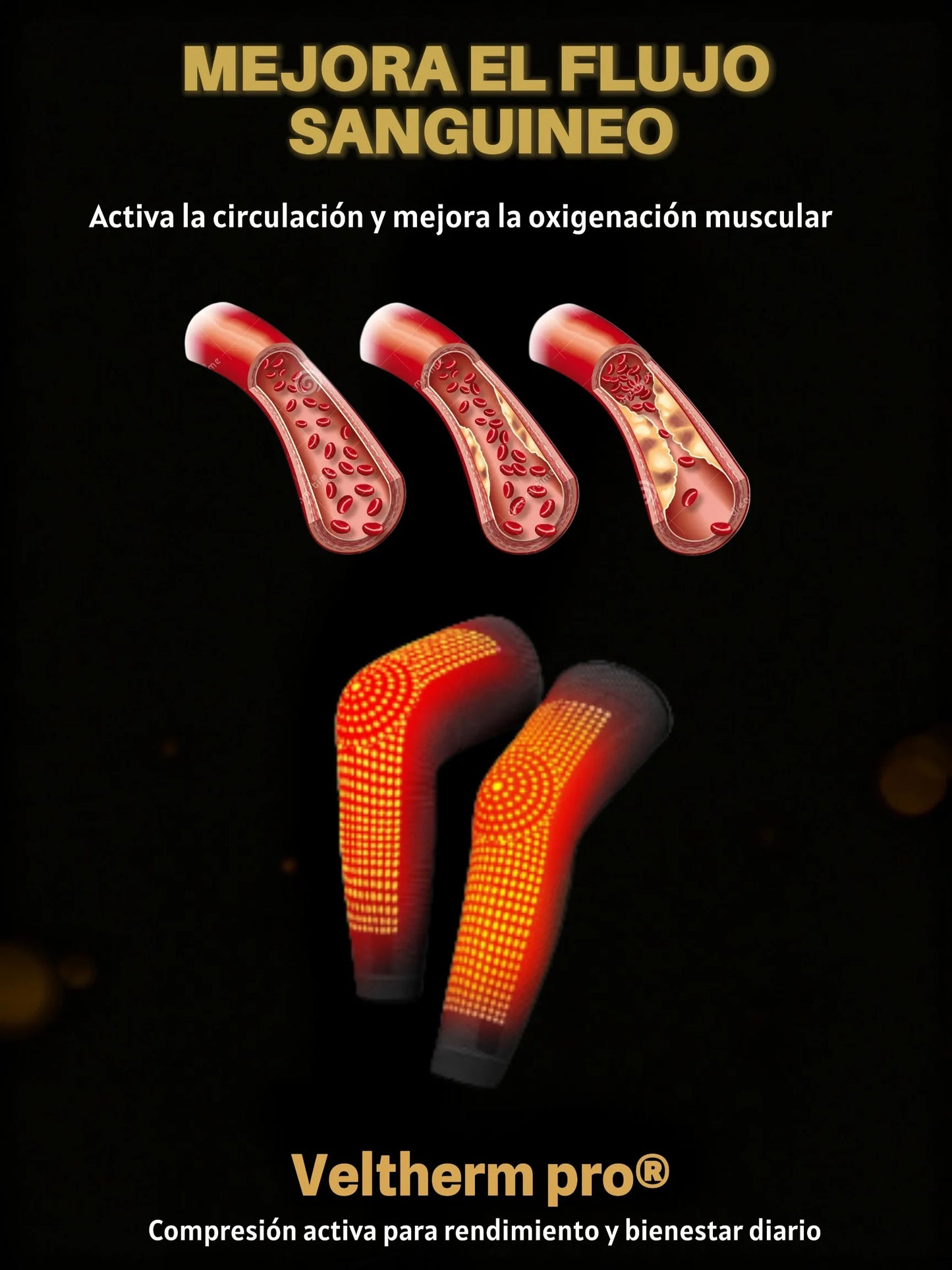 Veltherm Pro® | Rodillera de Compresión