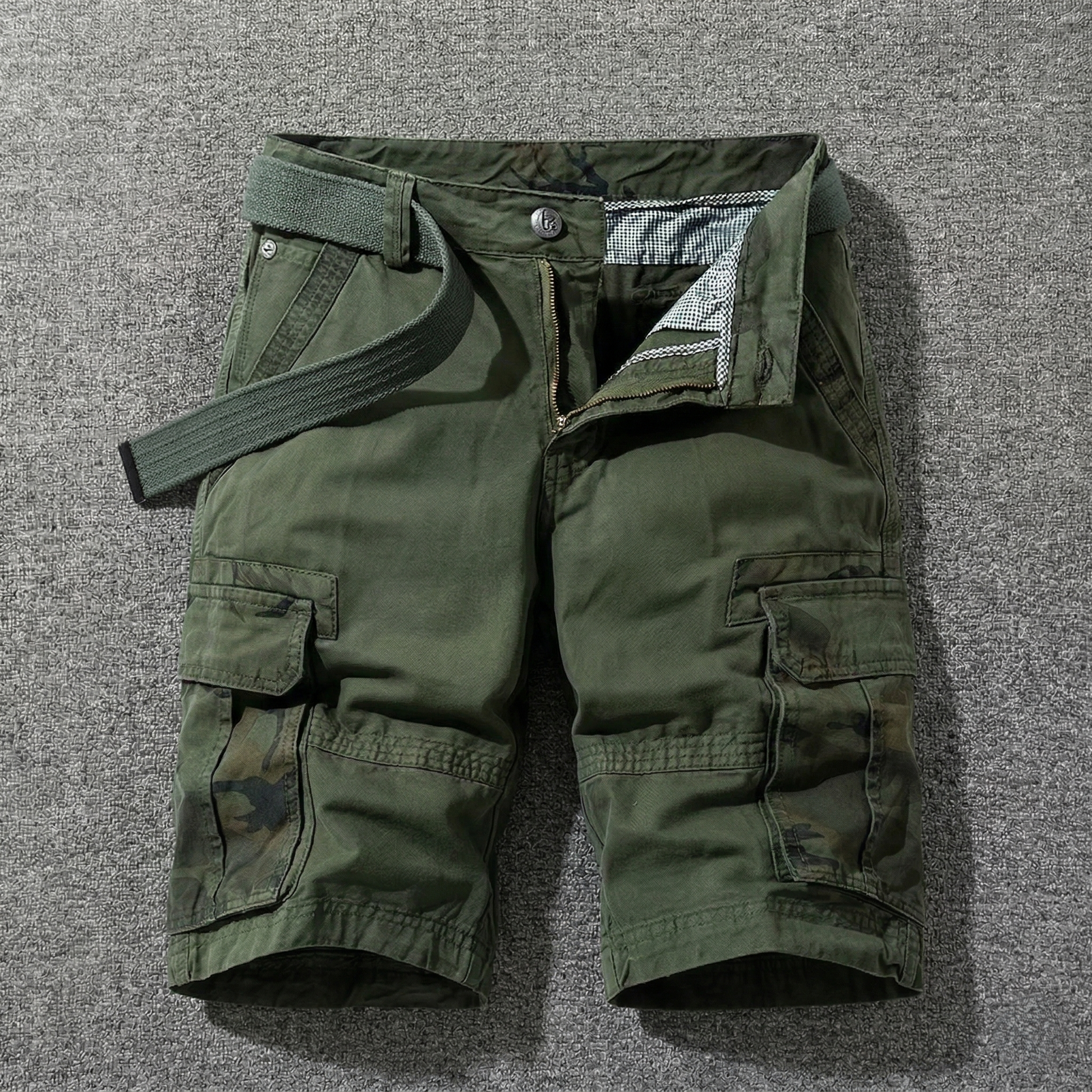 Cazel | Pantalones cortos cargo con cinturón