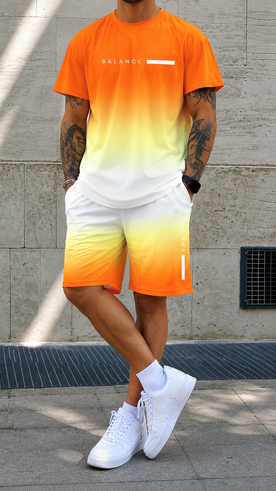 Varel | Conjunto de verano con efecto difuminado