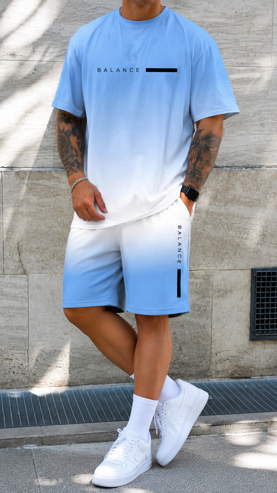 Varel | Conjunto de verano con efecto difuminado