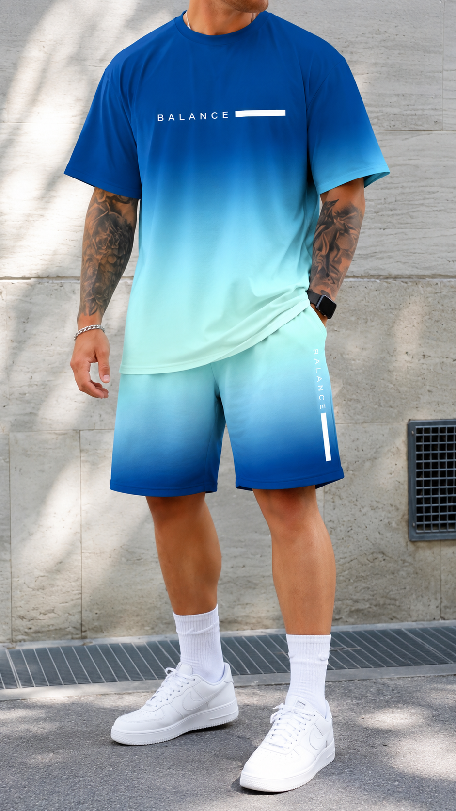 Varel | Conjunto de verano con efecto difuminado
