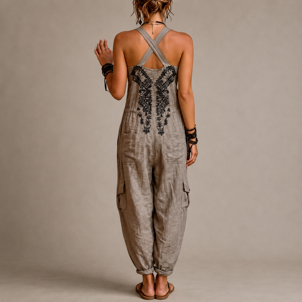 WREN | Tuta boho con ricamo - dettaglio