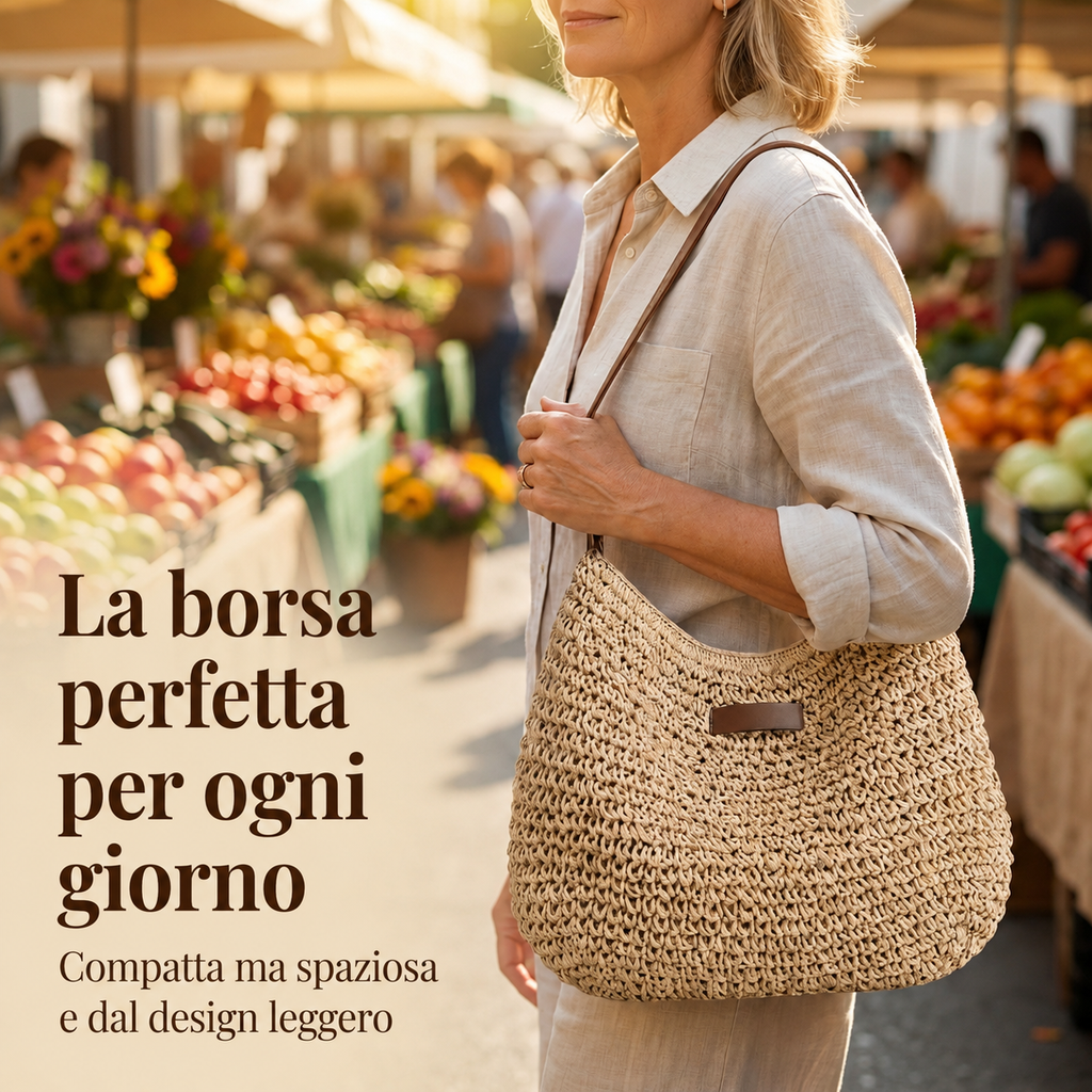 Dina Bolso Tejido Elegante - Detalle