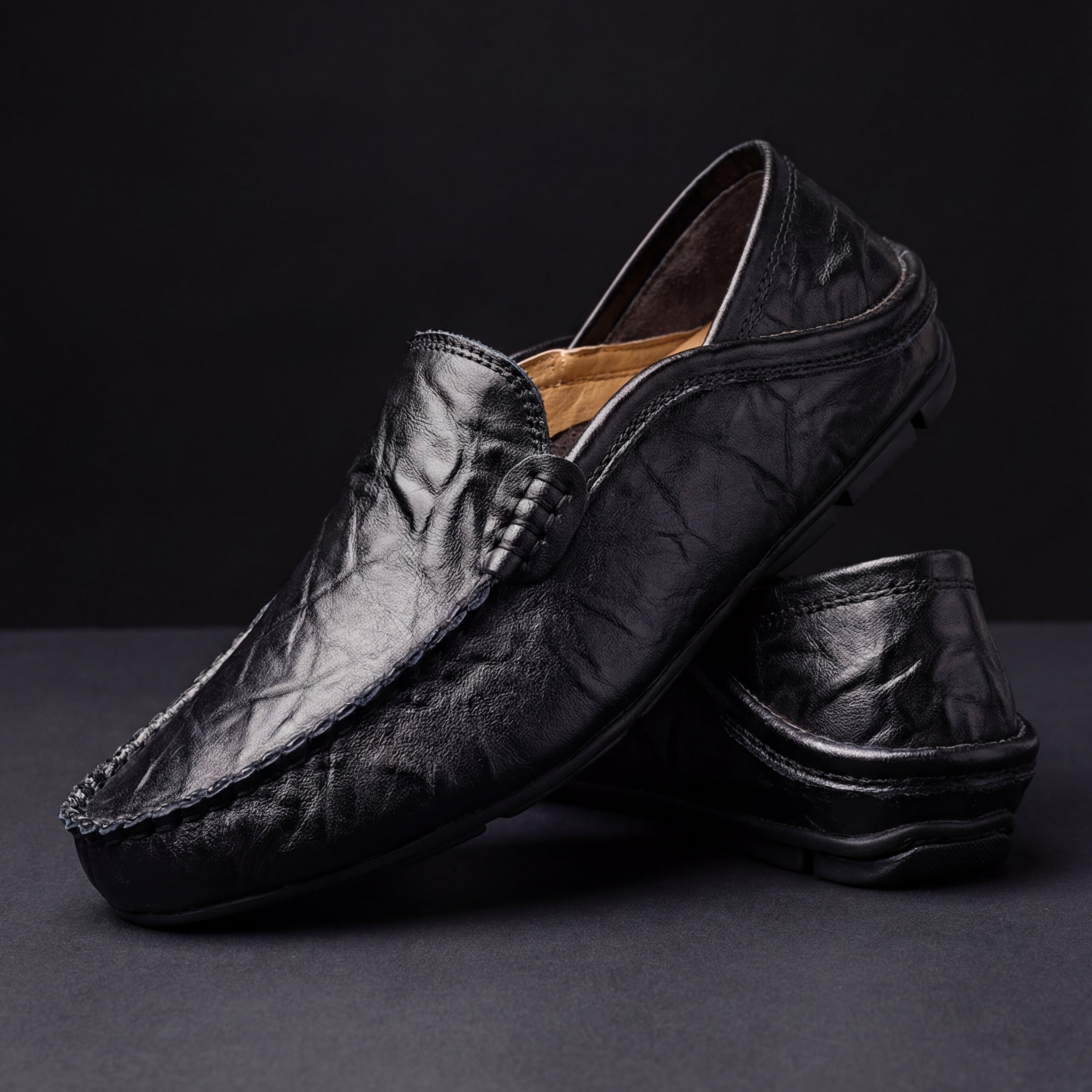 Mocasines Vittorio - Negro