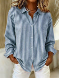 GEMMA | CAMICIA A RIGHE CON BOTTONI