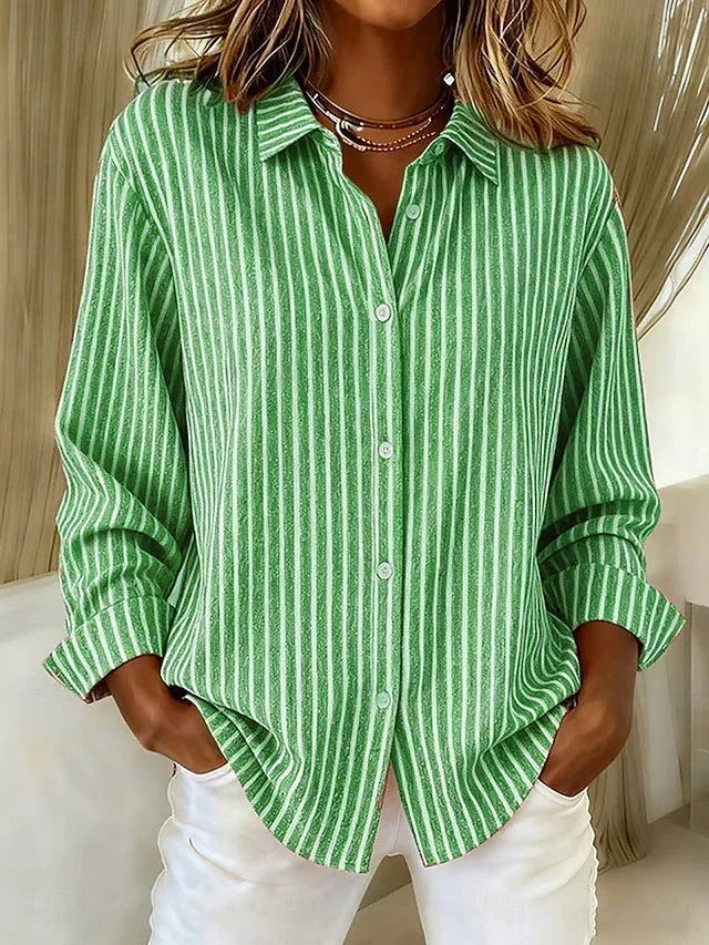 GEMMA | CAMICIA A RIGHE CON BOTTONI