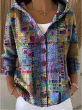 ELISA | CARDIGAN FANTASIA CON CAPPUCCIO