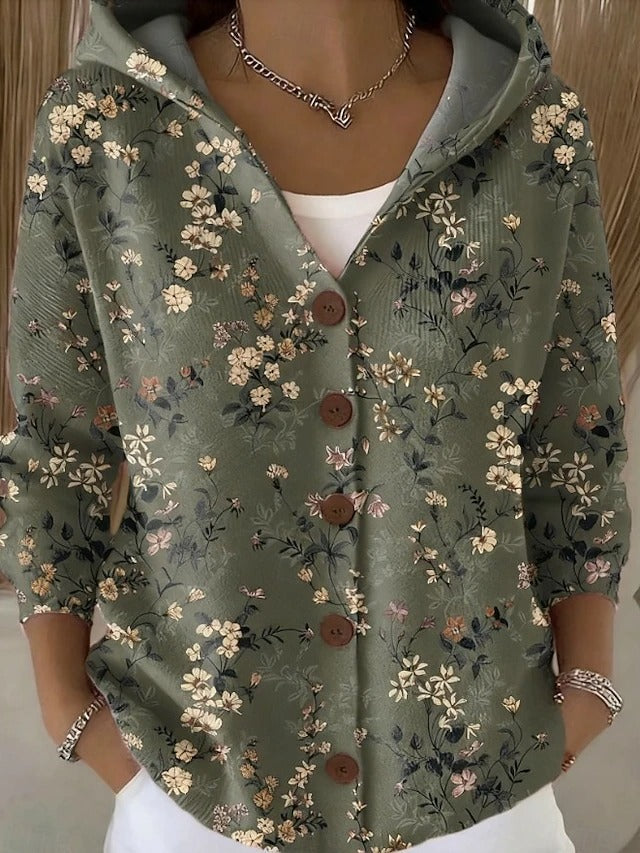 ELISA | CARDIGAN FANTASIA CON CAPPUCCIO