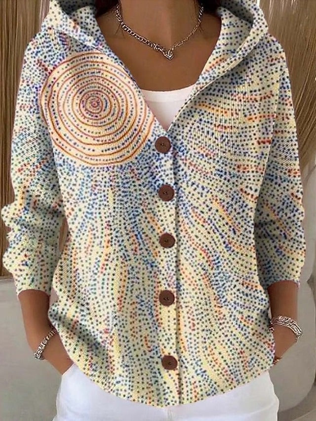 ELISA | CARDIGAN FANTASIA CON CAPPUCCIO