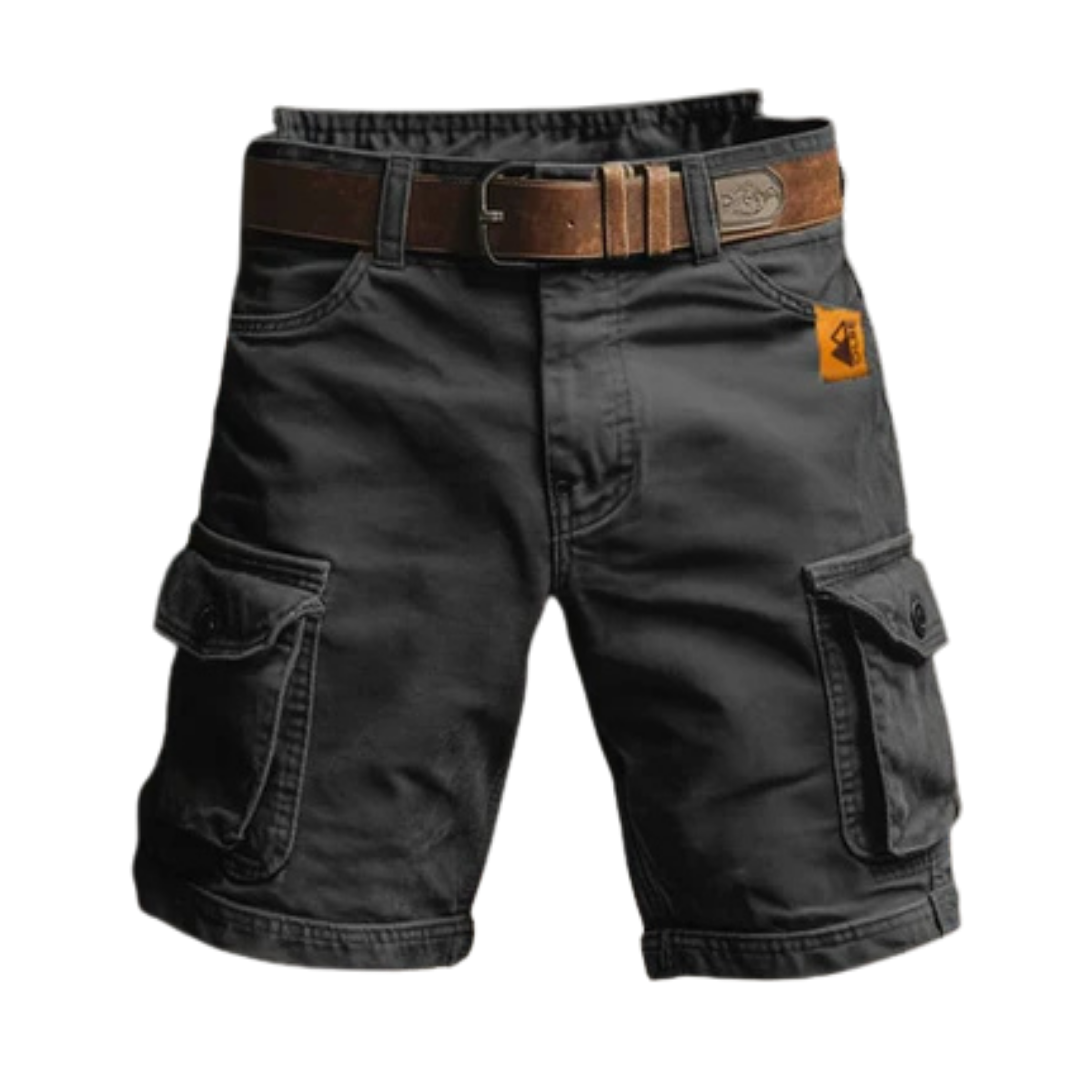 Cazel | Shorts cargo retro con bolsillos múltiples