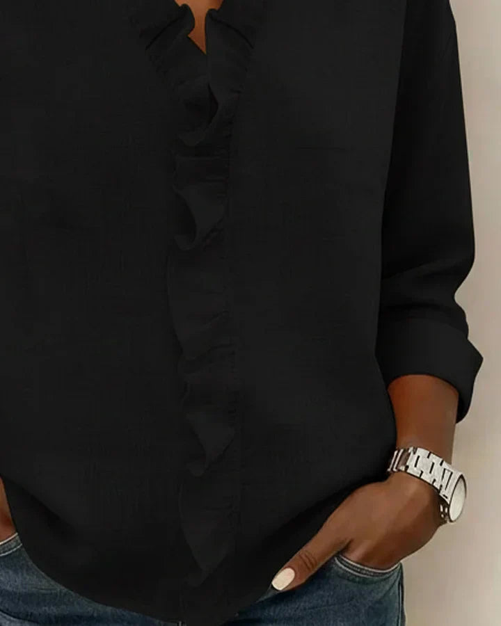 SUSAN | BLUSA CON VOLANTES