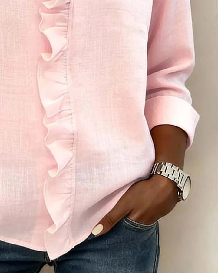 SUSAN | BLUSA CON VOLANTES