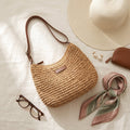 Colomba Bolso Tejido Elegante - Caqui