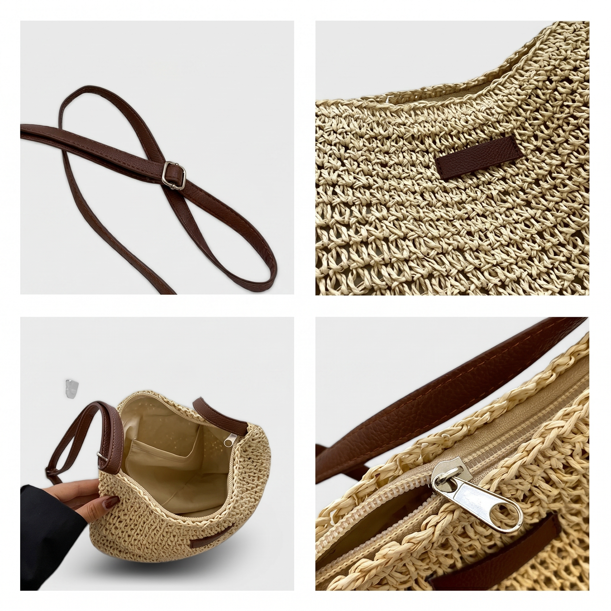 Dina Bolso Tejido Elegante - Detalle
