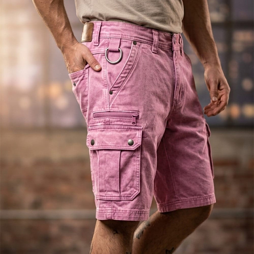 Beeckhoven™ | Shorts cargo de denim funcional