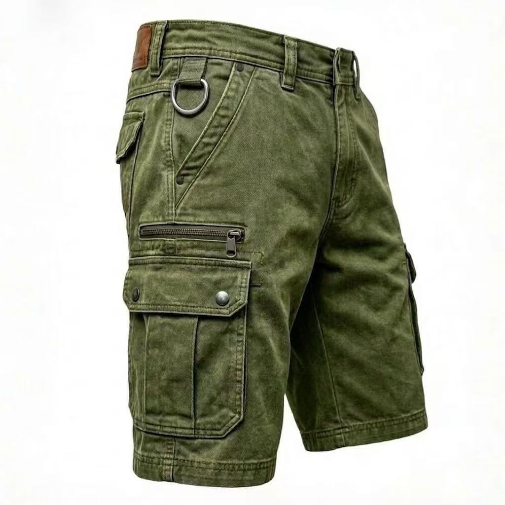 Beeckhoven™ | Shorts cargo de denim funcional
