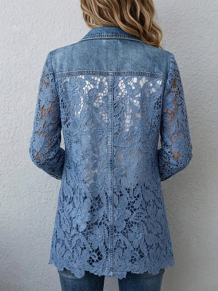 ALICE | BLAZER CON PIZZO FLOREALE